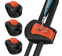 Fishing Rod Holder - ABS EVA Material 4.5cm Size, Adjustable Rod Clamp, Non-Slip Fishing Clip | Rods Support Bracket For Beginner, Enthusiast, Men, Family, Outdoor, Beach, Boat, Home, Vehicle