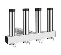 Fishing Rod Holder, Car Pole Rack, Stainless Steel Mount, Space Saving Design, Easy Installation, Ideal for Truck, SUV, Sedan, Auto, Boat, Road Trip, Travel, Size Shown in Picture