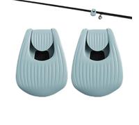 Fishing Rod Holders, 2 Pieces Fishing Pole Clips, EVA and PVC Rod Protector Outdoor Sports Gear for River, Lake, Surf, Camping, Travel, Backpacks, Daily Use, Beginner, and Garage, 4.5x3x2cm