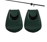 Fishing Rod Holders, Angling Pole Clips, 1.77x1.18x0.79 Inches Rod Protector Gear, Outdoor Sports Equipment for River Lake Surf Camping Travel Backpacks Daily Use Beginner Garage Storage
