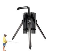 Fishing Rod Holders Floor - Aluminium Alloy, Fishing Rod Tripod Holder Rack, Foldable Pole Organizer | Pole Stand Holder, Garage Storage, Boat Fishiing Gear, Portable Tripod, Angling Support