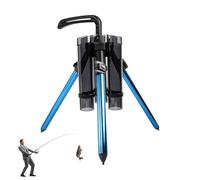 Fishing Rod Holders Floor - Aluminium Alloy, Fishing Rod Tripod Holder Rack, Foldable Pole Organizer | Pole Stand Holder, Garage Storage, Boat Fishiing Gear, Portable Tripod, Angling Support