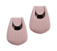 Fishing Rod Holders, Rod Tie Clips, 2 Pieces Compact Waterproof Flexible Portable Lightweight Secure Wrap Space Saver, Pole Strap Set for Outdoor Boat, 1.77x1.18x0.79Inches, Green, Blue, Pink, Gray