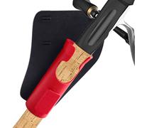 Fishing Rod Holster, Slide-In Belt Rod Holder, Bank Surf Holsters, Wading Accessory for Beach, Banks, Hiking, Dock, and Outdoor Trips, 7.36x4.8x2.36 Inches, Red, White, Brown