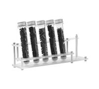 Fishing Rod Rack - 29.5x9.3x7.8cm Storage Holder, Acrylic Display Stand, Angling Equipment Organizer with Stable Support Base | Lightweight Rod Storage for Garage Workshop Table Travel Fishing Trips