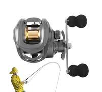 Fishing Rod Reel Combos Lures Set - Spin and Bait Cast Combo, Carbon Fiber Rod, Smooth Action Reel, Portable Starter Kit, Paquete completo de engranajes | Ready Setup with Pack for Anglers Outdoor
