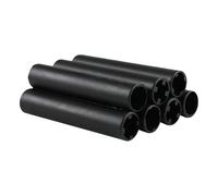 Fishing Rod Repair, Reel Seat Tubes, Easy Installation Stable Fit Lightweight Secure Hold Strong Build Flexible, Rod Seat Cushion for Outdoor Adults, 0.49 * 0.59 * 2.95Inches, Black