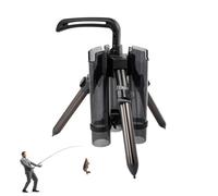 Fishing Rod Tripod, Aluminum Rod Holder, Foldable Stand, 3 Pole Rack