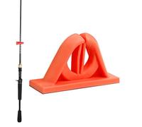 Fishing Rod Wall Mount Silicone Display Angling Tackls Rack | Soporte de pared para caña de pescar, soporte vertical para garaje, sala de estar, patio, padre, marido, propietario de casa