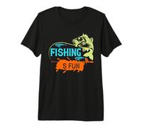 Fishing S Fun Vintage Outdoor Funny Fisher Fishermen Camiseta Premium