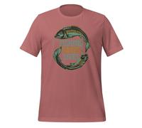 Fishing Saves Lives Catch of The Day - Camiseta unisex para adulto, malva, S