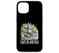 Fishing Scene Gnome Nature Graphic For Men Shut Up And Fish Carcasa para iPhone 13