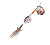 Fishing Spinner Baits, Long Distance Casting Sinking Spinnerbaits For Bass Fishing, Realistic Sequins Lures, Perfect For Targeting Salmon Walleye Catfish and Musky, 4.33x1.57x0.59 In
