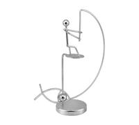 Fishing Statue Desk Ornament - Balancing Fisherman Dynamic Art Figurine