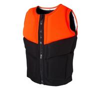Fishing Surfing Vest for Adults, Lightweight Floating Surfing Vest Anti-Collision Buoyancy Aid for Water Sports Kayaking Boating Canoeing Rafting Swimming Outdoor Safety Gear(Orange,3XL)