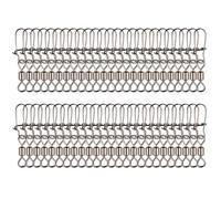 Fishing Swivels Tackle | 50 Pack Swivel Lure Connectors, Eight Shape Rings