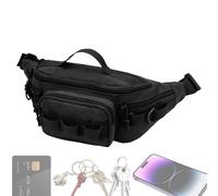 Fishing Tackle Bag, Multi-Compartment Fishing Bag, Sling Fishing Chest Bag, Lightweight Tackle Box Bag, Water-Resistant Fishing Bag, Portable Fishing Gear Bag, Adjustable Strap Fishing Bag, Negro