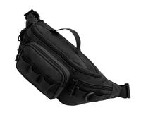 Fishing Tackle Bag, Multi-Compartment Fishing Bag, Sling Fishing Gear Bag, Fishing Chest Bag, Lightweight Fishing Bag, Tackle Box Bag, Gear Organizer for Fishing Outdoor Activities, Negro ,