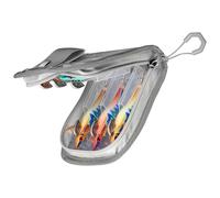 Fishing Tackle Bag, Protective Cover Saltwater Hook, 5.91x5.04x1.5 Inches Transparent Waterproof Organizer, Durable Compact Storage, Fishing Gear Pouch for Kayak Boat Trips Beginner and Husband Use