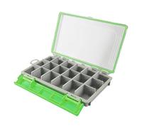 Fishing Tackle Box, Sealed Waterproof Storage Container With Divided Compartments, Compact Organizer for Lures Hooks Baits Swivels Sinkers, Ideal Boat Kayak Shore Pier or Outdoor Fishing Trips