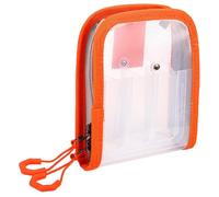 Fishing Tackle Organizer, Hook Cover Pouch, Waterproof Gear Bag, Transparent Saltwater Resistant Storage Case for Kayak Boat Trips, Anglers, Husbands, 5.91x5.04x1.5 Inches