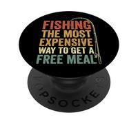 Fishing The Most Expensive Way To Get A Free Meal PopSockets PopGrip Adhesivo
