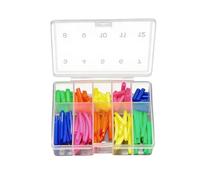 Fishing Tube Shrink Rig - Tackle Connector Boxs, Colored Hook Tubing Heat Terminal Set Kit Storage Box Lake River Stream Jigging Trolling Casting | Suitable Outdoor Holiday Birthday Shallow Water Carp