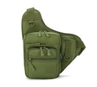 Fishing Waist Bag, Travel Hiking Climbing Shoulder Pack for Men, Lightweight for Fishing Hiking Camping Kayaking(Green)