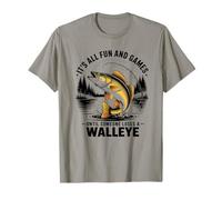 Fishing Walleye Adventure Gear for Fishermen and Anglers Camiseta