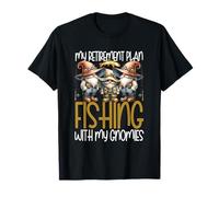 Fishing with My Gnomies Retirement Fishing Grandpa Life Camiseta