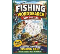 Fishing Word Seach Puzzle Book: Word Searches for Easy to Read Print about Fishing, Fish, Angling and More | 6 x 9 inches, 110 pages | 50+ Puzzles ... Gifts for Vacations, Holidays and Free Times