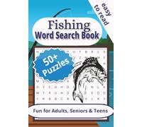 Fishing Word Search Book: Word find puzzles with easy to read print about fishing and boating | 6x9 inches, 110 pages | 50+ Puzzles| Solutions Included | Gift for Vacation and Leisure Time