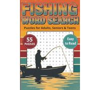 Fishing Word Search Book: Word Searches about Fishing, Camping & Boating | 6x9 inches, 110 pages, 55 Puzzles | Gift for Vacations, Holidays and Relaxing Times