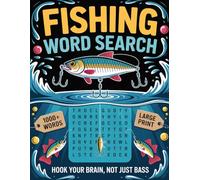 Fishing Word Search: Chill Word Find Puzzles In Large Print For Adults & Seniors