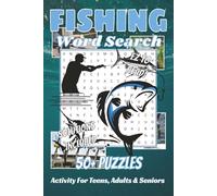 Fishing Word Search: Easy to Read Word Searches for Teens, Adults and Seniors about Fisherman, Anglers and More | 6x9 Inches, 108 Pages | Perfect Gift for Relaxing, Travel, and Downtime