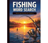 Fishing Word Search: Large Print Puzzles for Anglers and Outdoorsmen | Brain Games for Adults and Seniors | Stress-Relieving Gift for Fishing Lovers