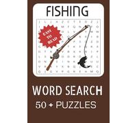 Fishing Word Search Puzzle Book: 50 + Fun and Challenging Puzzles for Kids, Teens, and Adults