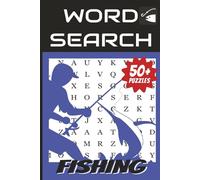 Fishing Word Search Puzzle Book: 50+ Puzzles - Features Fish Species, Gear, and Techniques Large Print