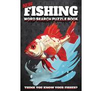 Fishing Word Search Puzzle Book: Fishing Adventures ... 50+ Challenging and Easy-to-Read Fish & Marine Life Word Puzzles - Perfect for Holidays, ... and Free Time | 6x9 inches, with 110 Pages |.