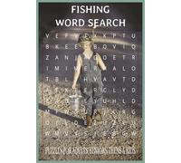 Fishing Word Search Puzzle Book: Fishing Word Search with Easy to Read Print about Fishing, Fly Fishing, Catching Fish and more | 6x9 inches, | 110 ... Gift for Vacations, Holidays and Free Times