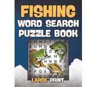 Fishing Word Search Puzzle Book for Seniors: 70 Large Print Puzzles for Elderly Fishermen | Relaxing Brain Games for Retirement & Gift for Dad