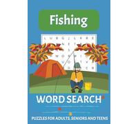 Fishing Word Search Puzzle Book: Word puzzle Searches about Fishing | 6x9 inches, 110 pages | 50 Puzzles … Gift for Vacations, Holidays and Free Times.