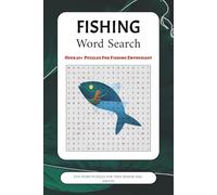 Fishing Word Search Puzzle Book: Word Search Book with Easy to Read Print about Fishing, Water animal, Hunting and More | 6x9 inches, 110 pages | 50+ ... Gifts for Vacation, Holidays and Free Times