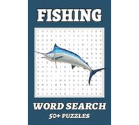 Fishing Word Search Puzzle Book: Word Search Puzzles with Easy to Read Print about Fishing, Fly Fishing, River Fishing and more | 6 x 9 inches, 120 ... . Gift for Vacation, Holidays and Relaxation
