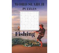 Fishing Word Search Puzzle Book: Word Search Puzzles with Easy to Read Print about Fishing, Fly Fishing, River Fishing and more | 6 x 9 inches, 120 ... . Gift for Vacation, Holidays and Relaxation
