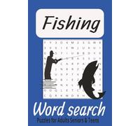 Fishing Word Search Puzzle Book: Word Search with Easy to Read Print about Fishing, Bass Fishing, Fly Fishing and More | 6x9, 110 Pages, 50+ ... Gifts for Vacation, Holidays, and Free Time!