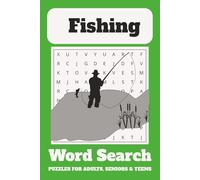 Fishing Word Search Puzzle Book: Word Search with Easy to Read Print about Fishing, Freshwater, Saltwater and More | 6x9 inches, 110 pages | 50+ Puzzles ... Gift for Vacations, Holidays and Free Times