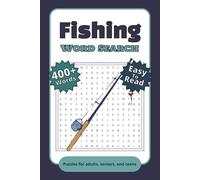 Fishing Word Search Puzzle Book: Word Searches with Easy to Read Print about Deep Sea Fishing, Bait, Fishing Techniques and more | 6x9 inches, 110 ... Gift for Holidays, Vacations, and Downtime