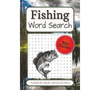 Fishing word search puzzle book: Word Searches with Easy to Read Print about Fish Species, Fishing Gear, Boats and More | 6x9 inches, 110 pages| 50+ ... Gift for Vacations, Holidays and Free Times