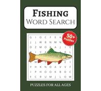Fishing Word Search Puzzle Book: Word Searches with Easy to Read Print about Fish, Sport Fishing, Fishing Gear and More | 6x9 inches, 110 pages | 50+ ... Gift for Vacations, Holidays and Free Times